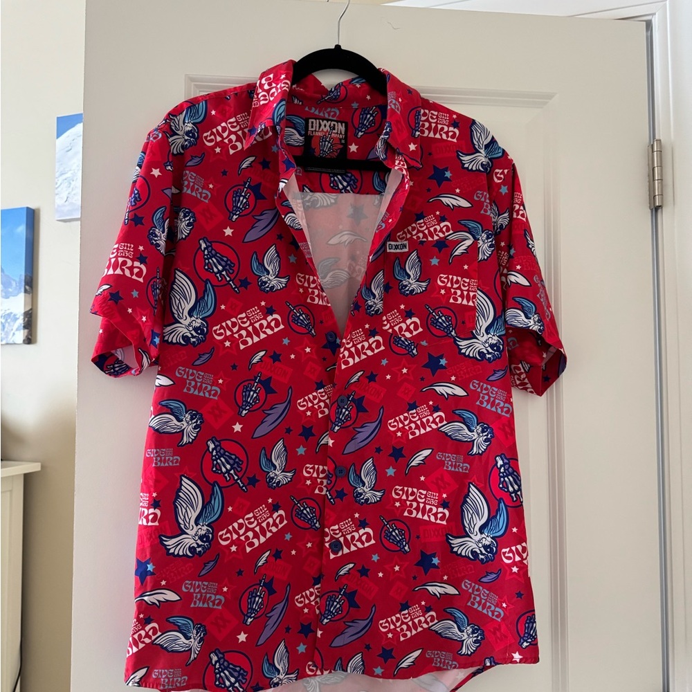 DIXXON Red Graphic Men's Shirt
